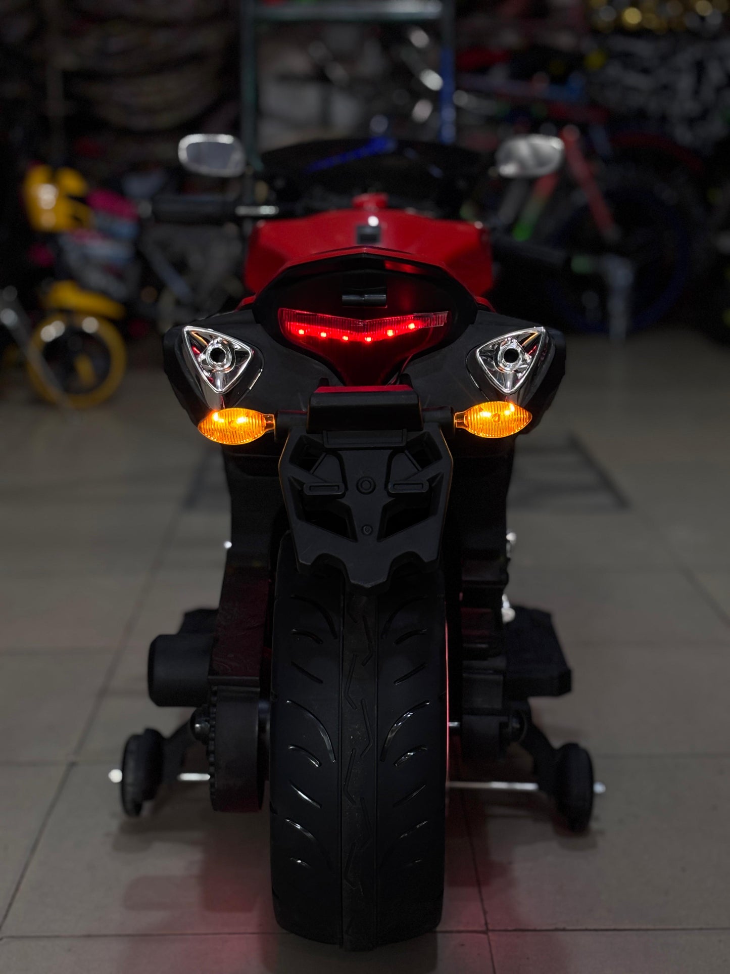 ποΈ Deluxe Kids Electric Ride-On Bike β Heavy Bike Style | 12V Battery, Bluetooth, MP3, Hand Throttle & More