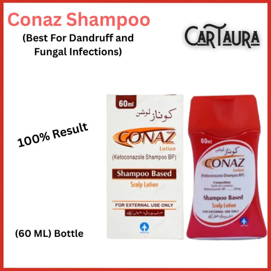 Conaz Medicated Anti-Dandruff Shampoo with Ketoconazole 2% | 60ml