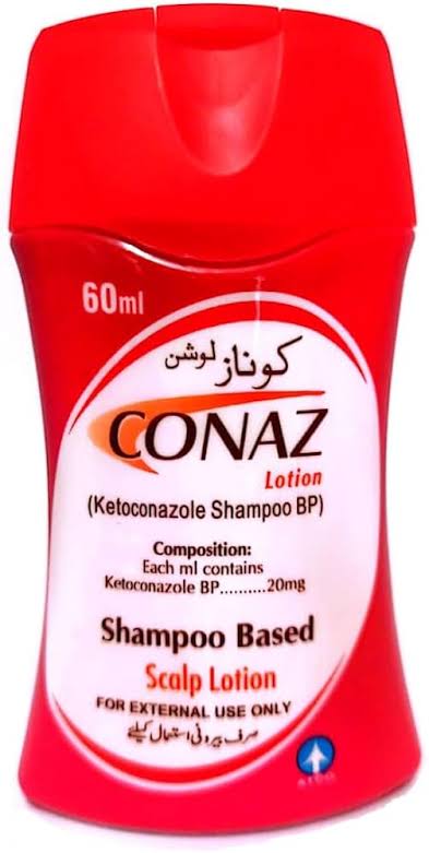 Conaz Medicated Anti-Dandruff Shampoo with Ketoconazole 2% | 60ml